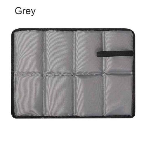 Coussin De Siège Pliant Portable Oxford Grill,Extérieur,Empêche La Saleté,Mousse,Coussin D'assise,Polymère De Camping,Randonnée,Petit Siège De Plage - Type Grey