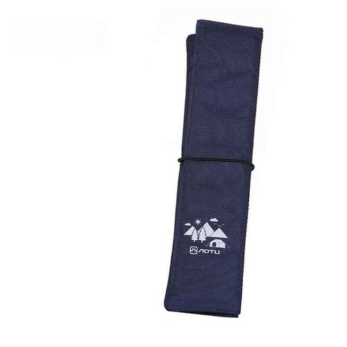Tapis De Pique-Nique Imperméable Portable,1 Pièce,Résistant À L'humidité,Épais,Pour Camping En Plein Air,Plage,Voyage,Petit Coussin De Siège Pliant - Type Navy Blue
