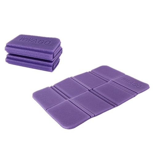 Coussin de Siège Pliable en Mousse XPE,Imperméable et Résistant à l'Humidité,pour Camping,Plage,Pique-nique - Type Purple