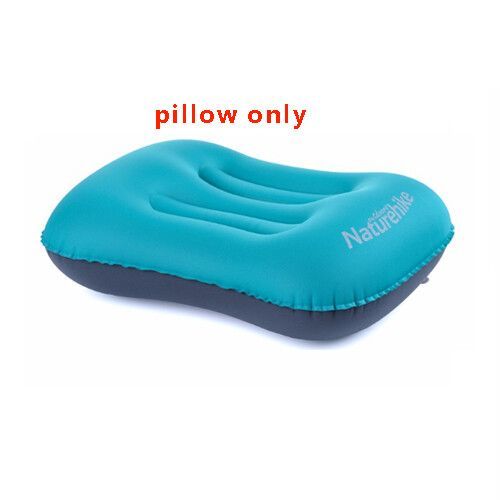 Natureifa-Oreiller de voyage pliable ultraléger,coussin d'air gonflable,oreiller de tête pour le camping,la randonnée aérienne,les voyages - Type Blue Pillow