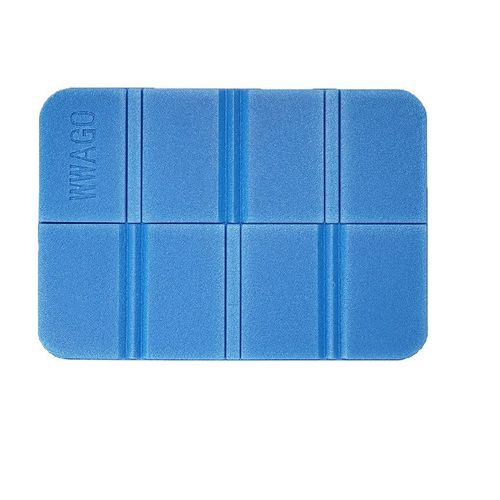 Tapis Pliant Siège Touristique Imperméable Petit Coussin De Pique-Nique Wwago Xpe Portable Camping Tapis Plage Anti-Saleté Ultraléger Oreiller - Type Bleu-385x275x8mm