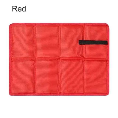 Coussin De Siège Pliant Portable Oxford Grill,Extérieur,Empêche La Saleté,Mousse,Coussin D'assise,Polymère De Camping,Randonnée,Petit Siège De Plage - Type Red
