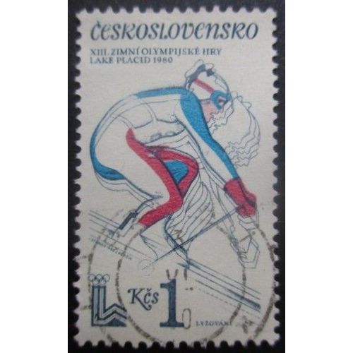 Tchecoslovaquie N°2368 Jeux Olympiques De Lake Placid 1980 Oblitéré