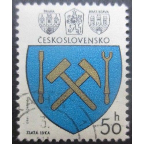 Tchecoslovaquie N°2382 Armoirie De Zlata Idka Oblitéré