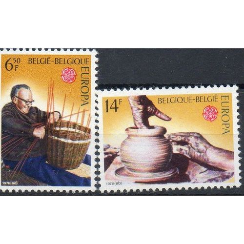 Belgique Timbres Europa 1976
