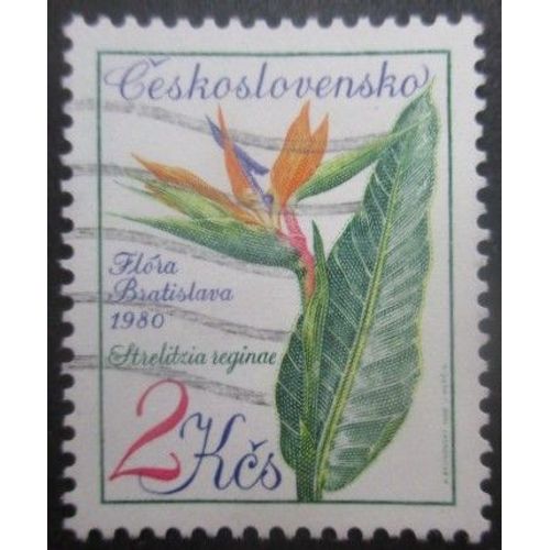 Tchecoslovaquie N°2402 Fleur Oblitéré