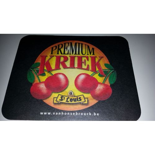 Sous-Bock Bière St Louis Premium Kriek