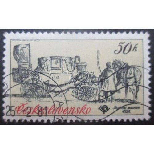 Tchecoslovaquie N°2423 Expo Du Musée Postal Oblitéré