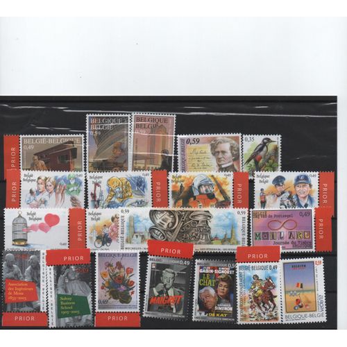 Belgique Timbres Année Complète 2003