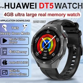 Black - Map Navigation - Pour Huawei 4gb Mémoire Hommes Affaires Smartwatch Bluetooth Appel Surveillance De La Santé Gps Navigation Montre Intelligente Connecter Tws Écouteurs