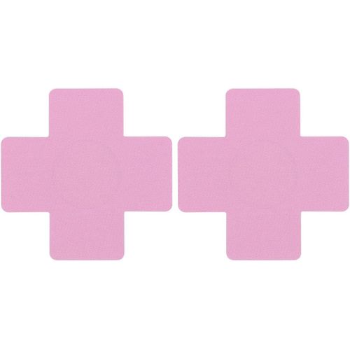 Lot De 4 Paires De Cache-Tétons En Forme De Croix Pour Femme,Autocollants,Cache-Tétons Sexy,Cache-Tétons Pour Robes De Soirée,Bikinis,Rose,8 Cm