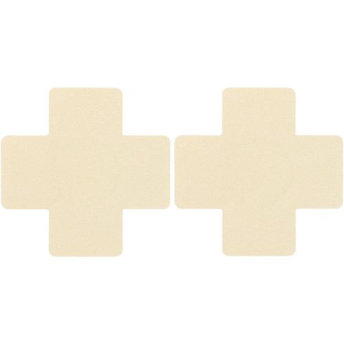 Lot De 4 Paires De Cache-Tétons Autocollants En Forme De Croix Pour Femme,Cache-Tétons Sexy,Cache-Tétons Pour Robes De Soirée,Bikinis,Abricots,8 Cm
