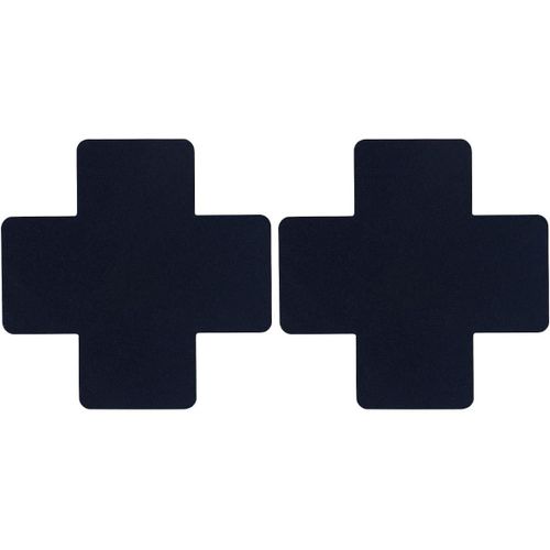 Lot De 4 Paires De Cache-Tétons En Forme De Croix Pour Femme,Autocollants,Cache-Tétons Sexy,Cache-Tétons Pour Robes De Soirée,Bikinis,Noir,8 Cm