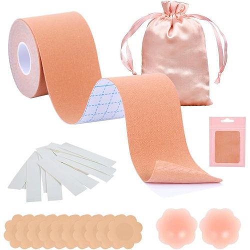 Cache Tetons Femme,Remonte Sein Adhesif Invisible,Sans Bretelles Soutien Gorge Adhesif,Pour Le Lifting Des Seins Et Push Up,Pour Bonnet A-E Gros Seins,Pour Un Usage Quotidien