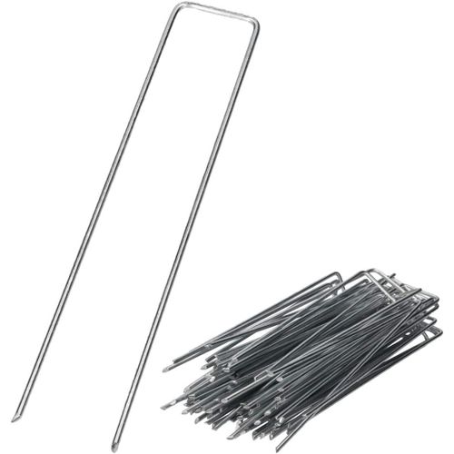 KALANKA-® Lot de 50 IronPEG Piquets de Fixation en Acier galvanisé Inoxydable Longueur: 150 mm | Largeur: 30 mm | Epaisseur: 3 mm