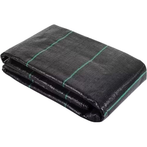 Kalanka-Toile Anti-Mauvaises Herbes Extra Forte 70 G/M² (0,6 M X 10 M) Tissu De Sol En Non-Tissé De Jardin Contre Les Mauvaises Herbes Noir