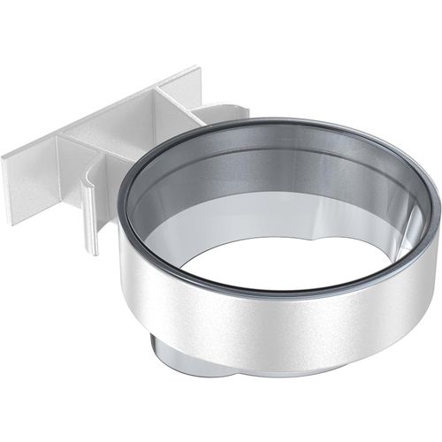 KALANKA-Support Seche Cheveux, Porte Seche Cheveux Mural en Aluminium, Hair Dryer Hanger Organizer sans Percage, Support de Sèche, pour Salles de Bains, Hôtels (Argent)
