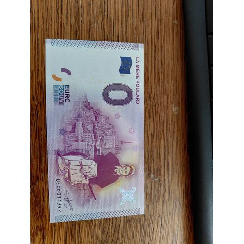 Billet 0 Euro Souvenir Touristique La Mère Poulard 2015 Uecd Mont Saint Michel