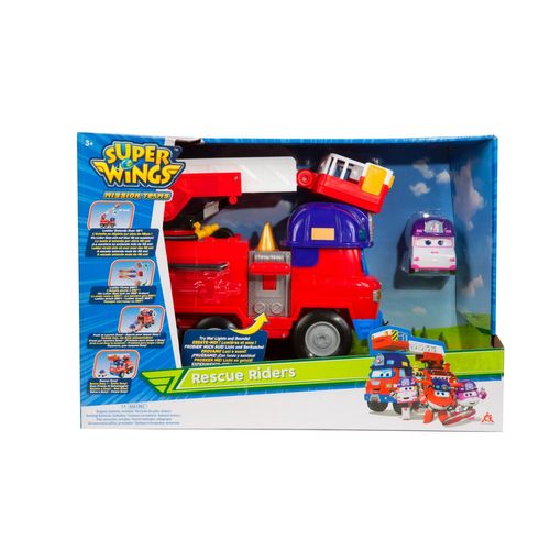 Super Wings Camion Pompier Transformable +1 Fig