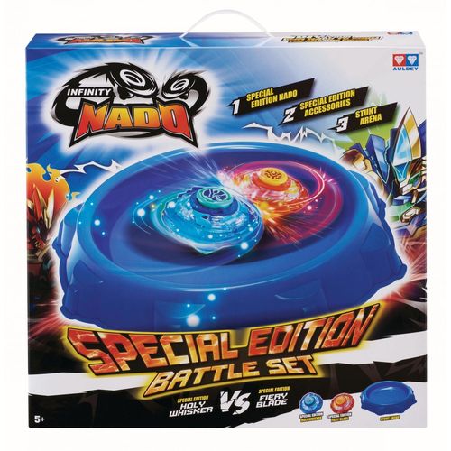 Auldey Toys Infinity Nado - Set Arène De Combat Battle Set + 2 Toupies