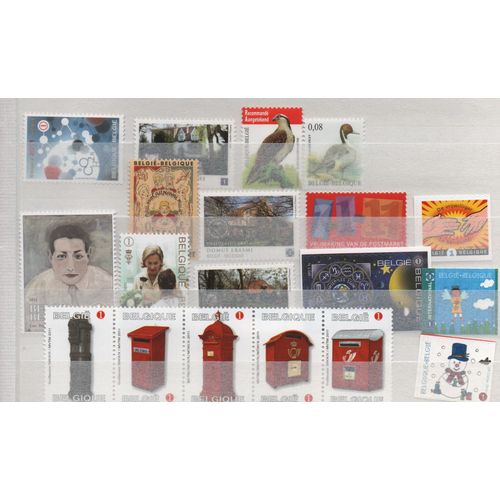 Belgique Timbres Année Complète 2011