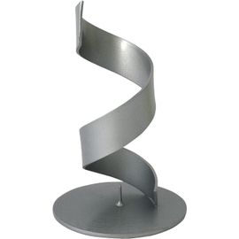 KALANKA-Chandelier pour bougies - Diamètre : env. 4 cm - Hauteur : env. 11,5 cm - Aluminium argenté
