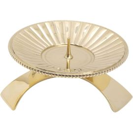 KALANKA-Glanz Chandelier tripode Ø7cm en Laiton doré avec épine Chandelier d'autel Structure de Lignes 10751