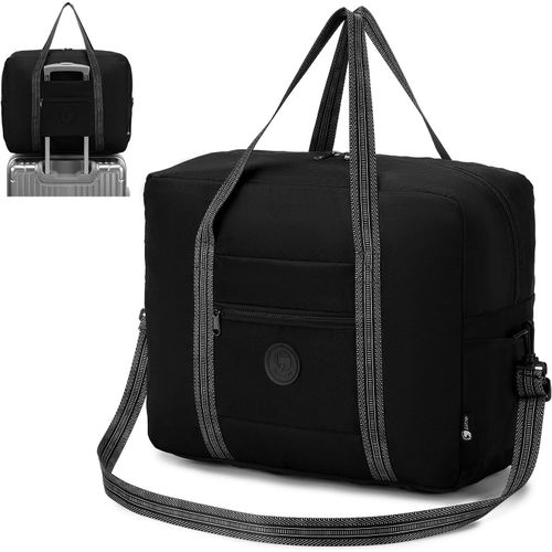 KALANKA-45x36x20cm easyJet Sac de Voyage Cabine Avion sous Le Siege, étanche Nylon Bagage Cabine a Main 32L Grand Sac Weekend Sac Maternité Sac de Sport Pour Homme et Femme Avec Bandoulière Réglable