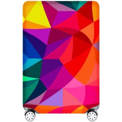 KALANKA-Store Housse de Valise 18-32 Pouces Fibre de Charbon de Bambou Luggage Cover en Polyester Clear Voyage Luggage Trolley Case Cover Protector