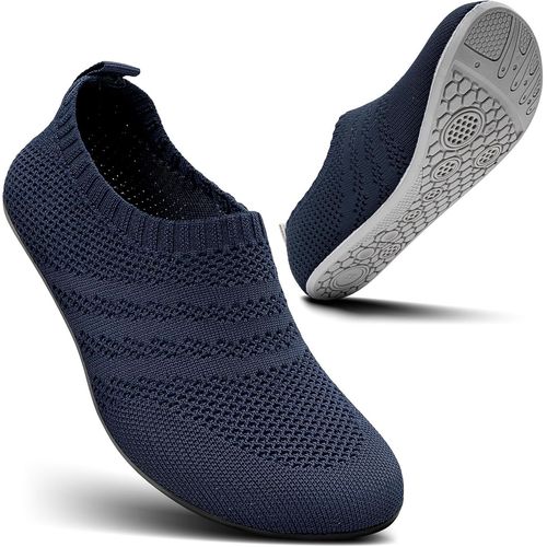 Kalanka-Pantoufles Homme Léger Mousse À Mémoire Chaussons Intérieur Femme Antidérapante Chaussures Slip-On Slippers Extérieur Unisex