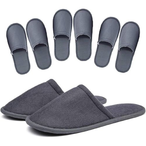 Kalanka-Slippers Hotel,Chausson Invites,Spa Pantoufles 4 Paires Pantoufles Hôtel En Peluche Pantoufles Intérieur Légères Pour Femmes Et Hommes Pour Hôtels Spa Maison Voyage