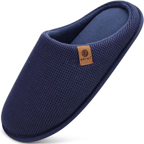 Kalanka-Chaussons Hommes De Hiver Shake Polaire De Fausse Fourrure Pantoufles En Mousse À Mémoire De Forme Chaussures Enavec Semelles Antidérapantes En Caoutchouc Eu Taille 40-49