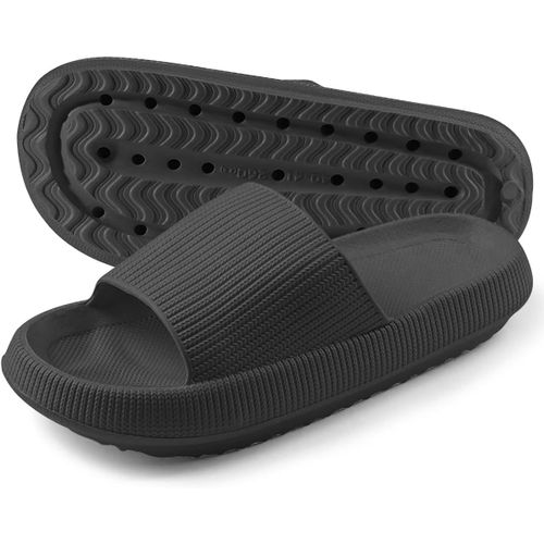 Kalanka-Claquettes Femme,Claquette Femme Hommes,Chaussons Pantoufle Sandales Mules Eté Confortable,Semelle Épaisse Antidérapante Utilisé Pour Piscine, Douche, Plage,Intérieur, Extérieur
