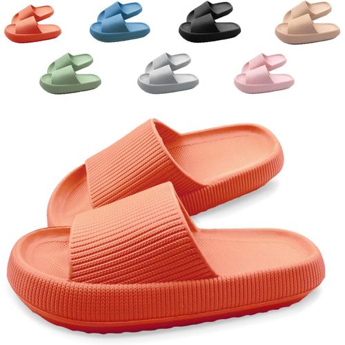 Kalanka-Claquettes Femme Homme Antidérapante Pantoufles De Douche Soft Chaussons De Bain Sandales Chaussure De Plage Piscine Maison Slippers