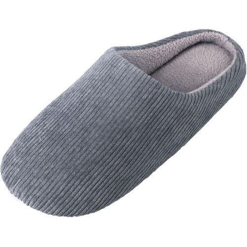 Kalanka-Pantoufles Femmes Hommes Chaussons En Mousse À Mémoire Chausson Hiver Accueil Slippers Mixte Adulte Eu36-47
