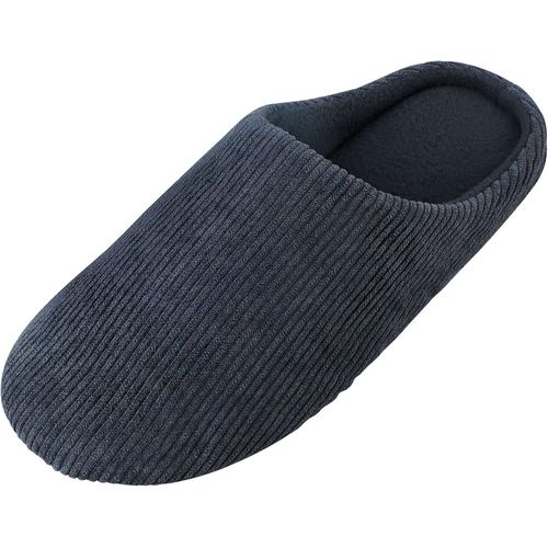 Kalanka-Pantoufles Femmes Hommes Chaussons En Mousse À Mémoire Chausson Hiver Accueil Slippers Mixte Adulte Eu36-47