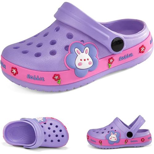 Kalanka-Sabots Mules Enfant Pantoufles Été Respirant Chaussures De Jardin Fille Garçon Dinosaure Sandales De Plage Maison Antidérapant Chaussons