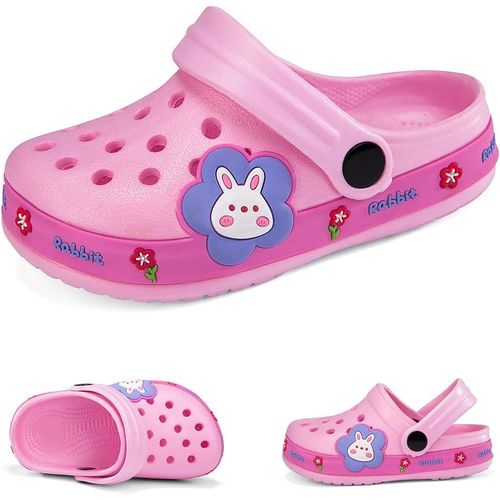 Kalanka-Sabots Mules Enfant Pantoufles Été Respirant Chaussures De Jardin Fille Garçon Dinosaure Sandales De Plage Maison Antidérapant Chaussons