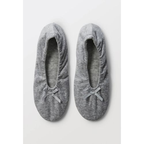 Ballerines Unies En Velours