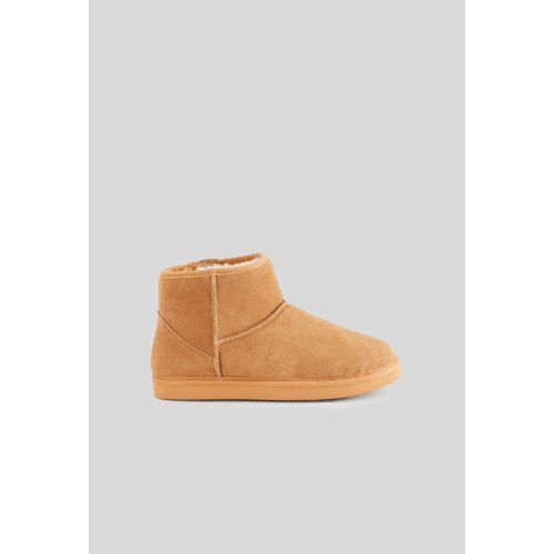 Bottines Fourrées En Cuir