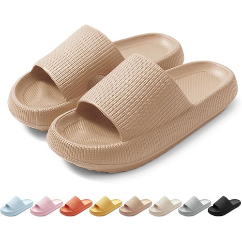 Kalanka-Chaussons Pour Homme Femme Antidérapants Pantoufles De Douche Nuage Sliders À Séchage Rapide Soft Slippers Légèreté Tongs Sandales Pour Intérieur Extérieur