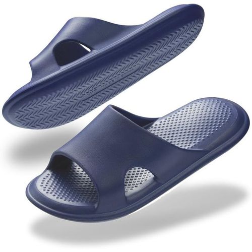 Kalanka-Claquettes Femme Chaussons Hommes Léger Antidérapant Douche Pantoufles Sandales Confortable Maison Piscine Plage Slides