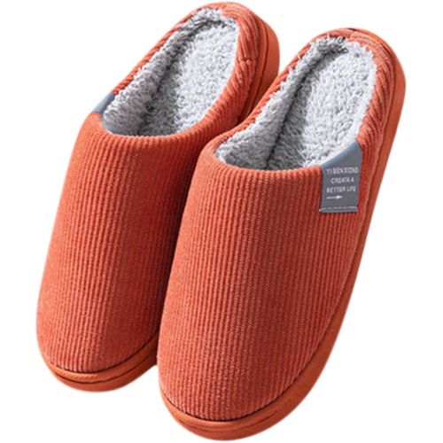 Kalanka-Pantoufle Femme Maison Chaussons Femme Hiver Pantoufles Confortable Chaussons En Peluche Chaude Doublure Chaussures Femme Intérieur Hiver Accueil Slippers