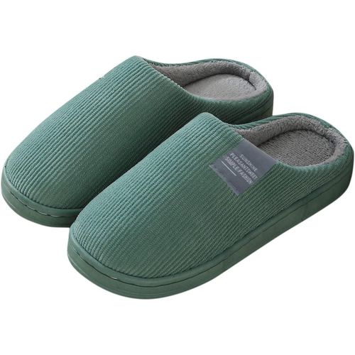 Kalanka-Pantoufle Femme Maison Chaussons Femme Hiver Pantoufles Confortable Chaussons En Peluche Chaude Doublure Chaussures Femme Intérieur Hiver Accueil Slippers