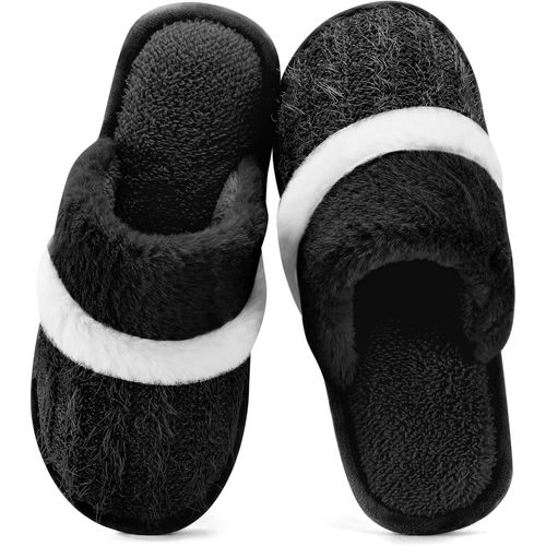 Kalanka-Pantoufles Confortables Pour Femmes, Chaussures D'intérieur Et D'extérieur Pelucheuses Avec Semelle Antidérapante En Mousse À Mémoire De Forme, Cadeaux Pour Femmes, Maman, Petite Amie, Dames