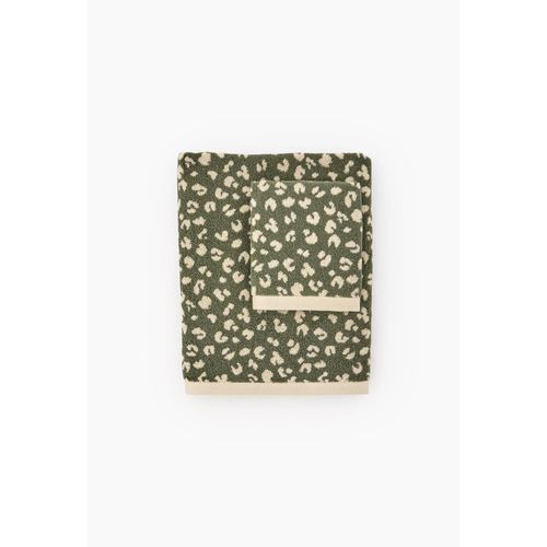 Serviette De Bain À Motif Léopard, En Coton Bio Gots