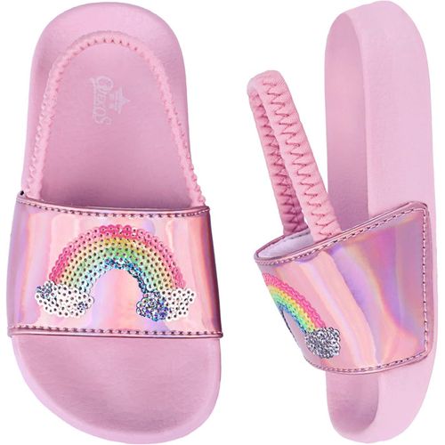 Kalanka-Sandales Pour Garçons Filles Été Enfants Plage Piscine Pantoufles Plat Antidérapant Douche Pantoufles 20-31 Eu
