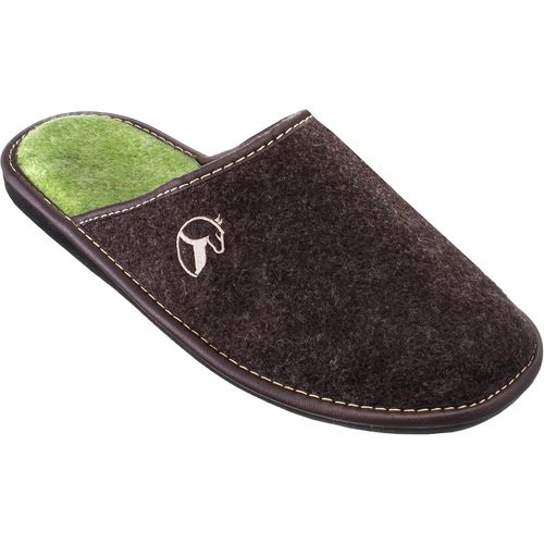 Kalanka-Chaussons Hommes Pantoufle Chausson Homme Cuir Mules Pantoufles M66