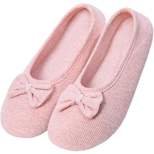 Kalanka-T002 Pantoufles Fermées, En Coton, Ballerines Pour Femme
