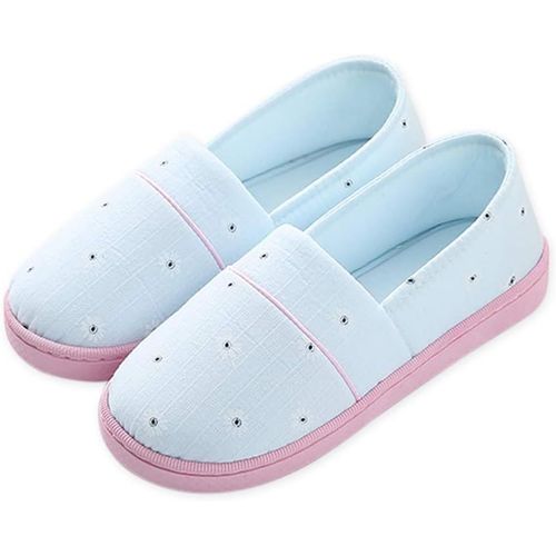 Kalanka-Chaussons Pour Femme Confortables En Mousse À Mémoire De Forme, Avec Semelle En Caoutchouc Antidérapante